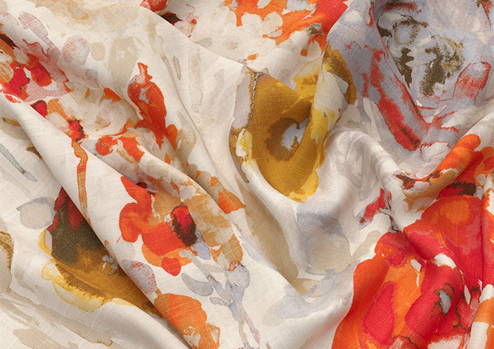 Harper, Burnt Orange - Made to Measure Curtains - Image 4